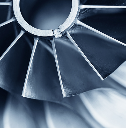Polished Turbine Blades
