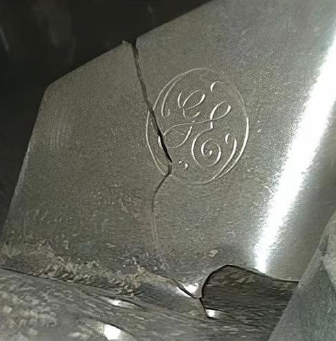 Turbine Cracking Found Through Borescope