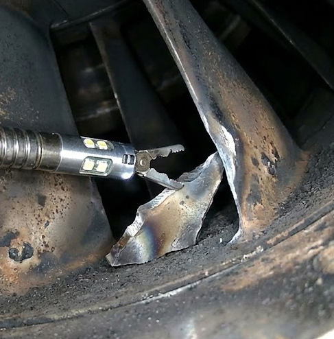 Part retrieval in industrial turbine